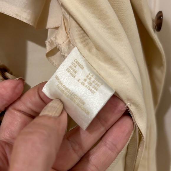 Escada Jacket, Short Sleeve, Button Front, Front Patch Pockets, Cream, Sz 6 / 36 - Picture 6 of 15